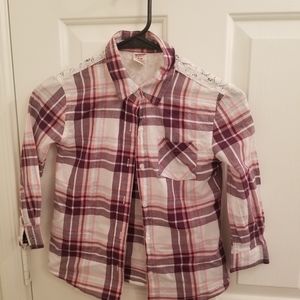 Girls flannel long sleeve